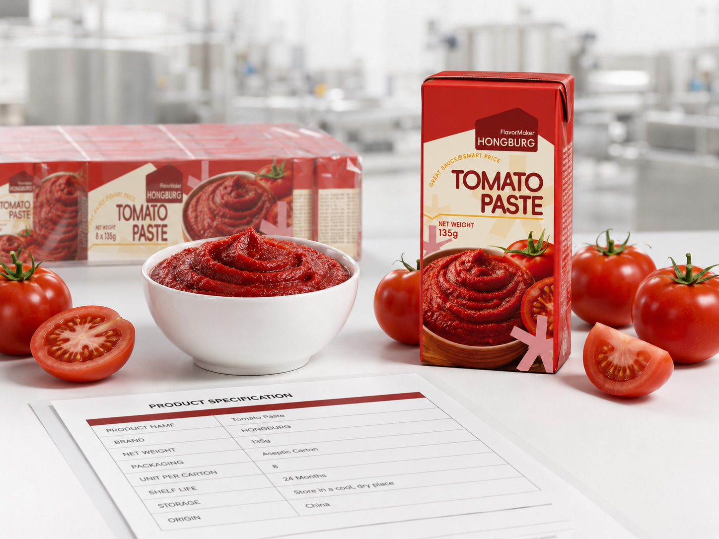 Pasta Tomat Karton Aseptik: Panduan Produk untuk Pembeli Global