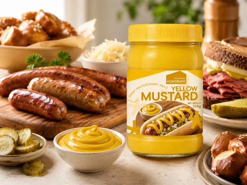 Saus Mustard Kuning Kaya Klasik