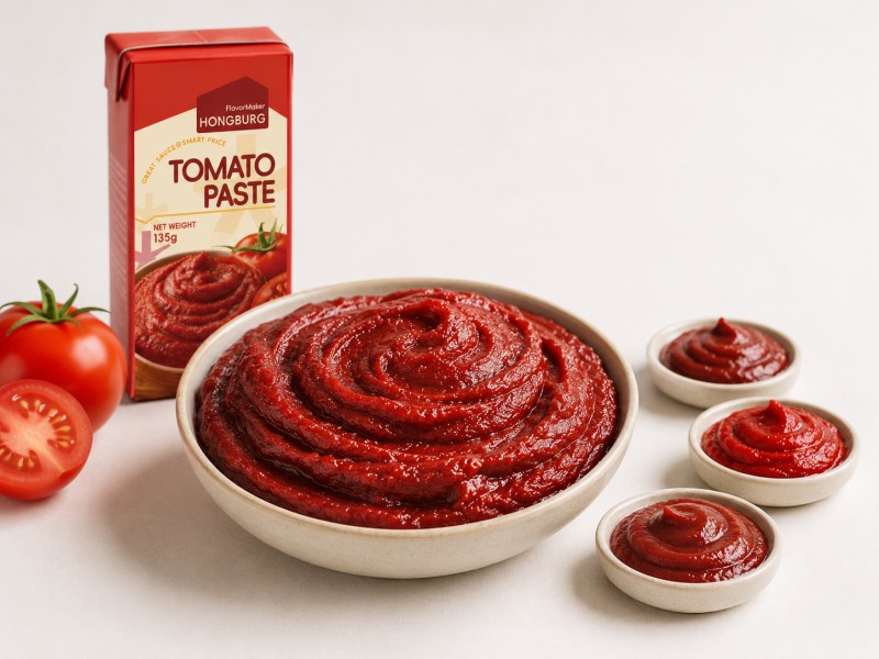 Pasta Tomat Pekat dengan Custom Brix