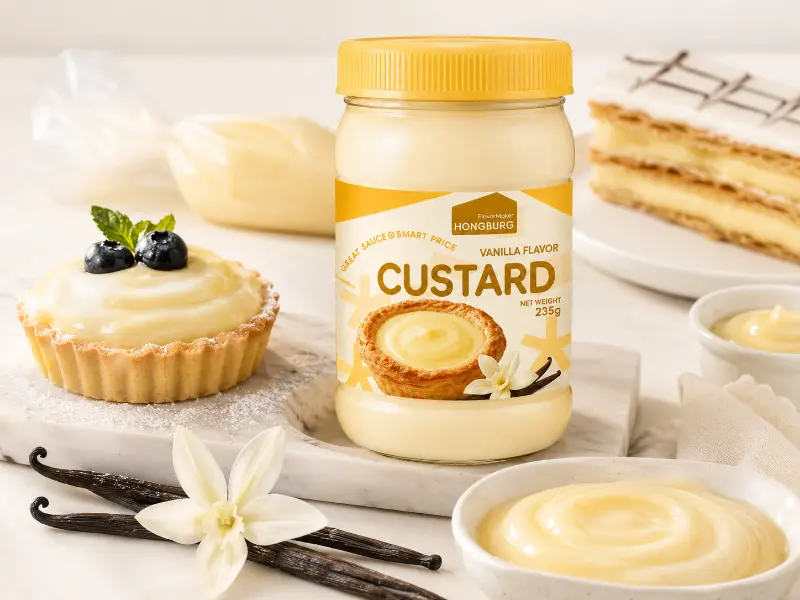 Saus Custard Vanila Halus