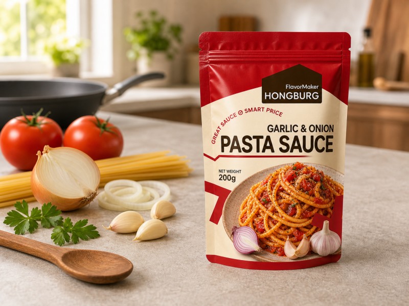 Saus Pasta Bawang Putih dan Bawang Kental untuk Masakan Sehari-hari