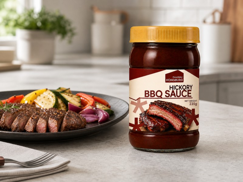 Saus BBQ Hickory Berasap Kental