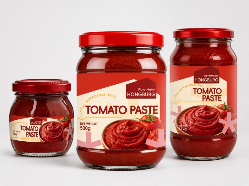 Pasta Tomat dalam Toples Kaca
